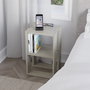 Hanah Home Lonie - Mesilla de noche Travertino